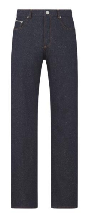 Dior Belt-loop Jeans In Black
