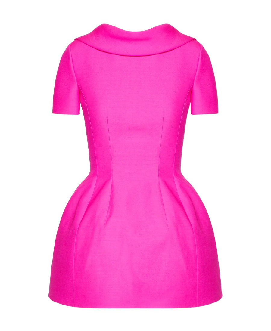 Valentino Bow-detail Minidress In Pink