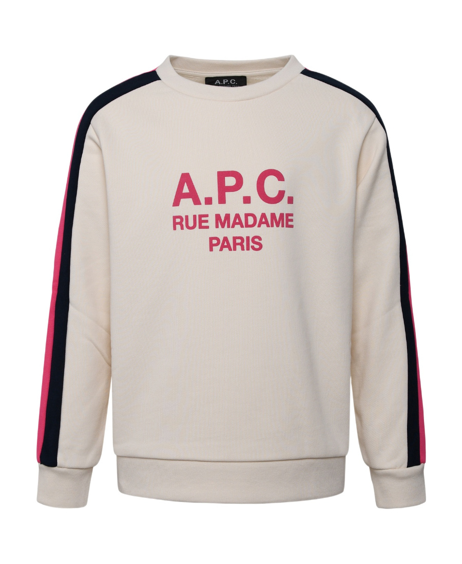 Apc A.p.c. Kids Jani Crewneck Sweatshirt In Neutral