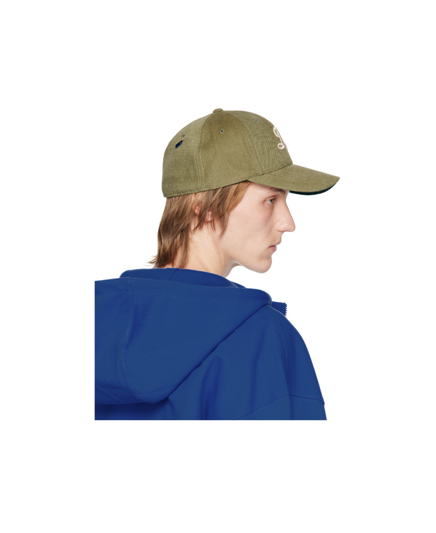 Ader Error Cursive Trs Baseball Cap In Blue
