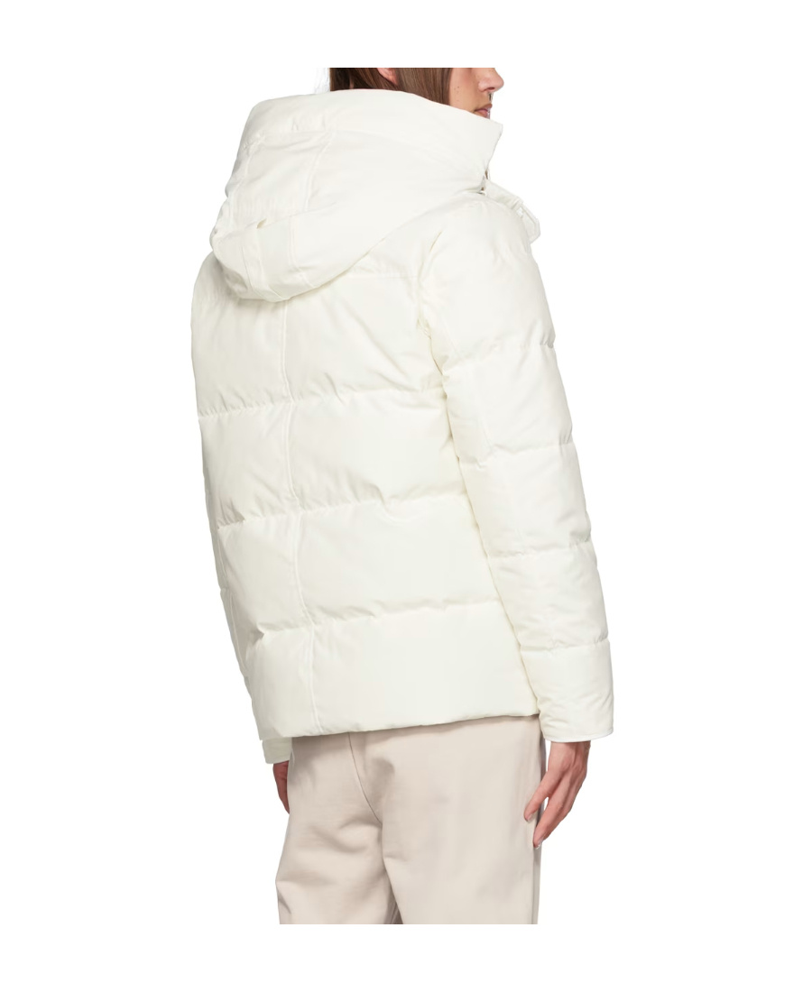 Canada Goose White Humanature Wyndham Down Jacket In White