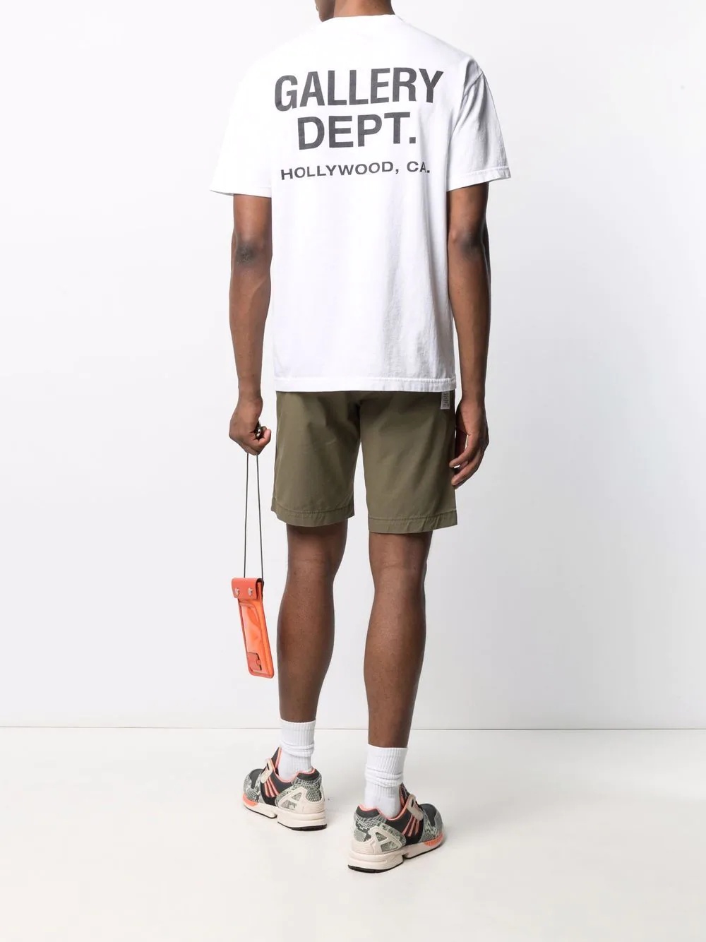 Gallery Dept. Gallery Dept Mens White French Branded-print Cotton-jersey T-shirt In White