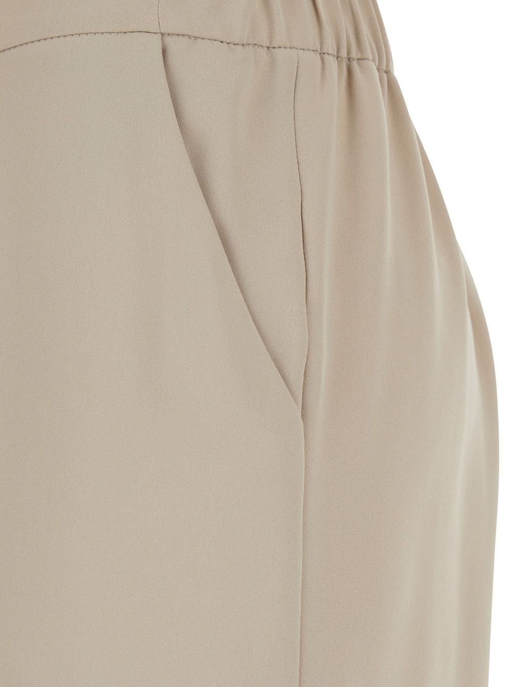 P.a.r.o.s.h Palazzo Trousers With Relaxed Silhouette And Practical Pockets In Neutral
