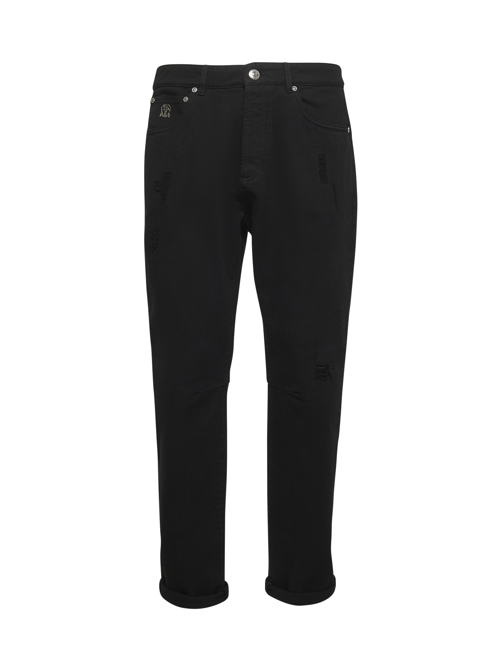 BRUNELLO CUCINELLI GARMENT-DYED JEANS