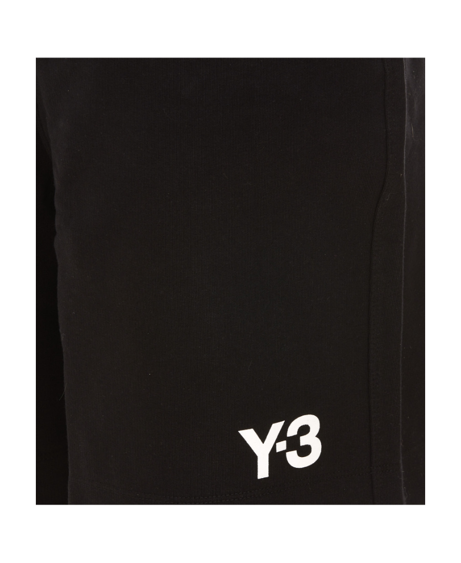 Y-3 LOGO-PRINT SHORTS 