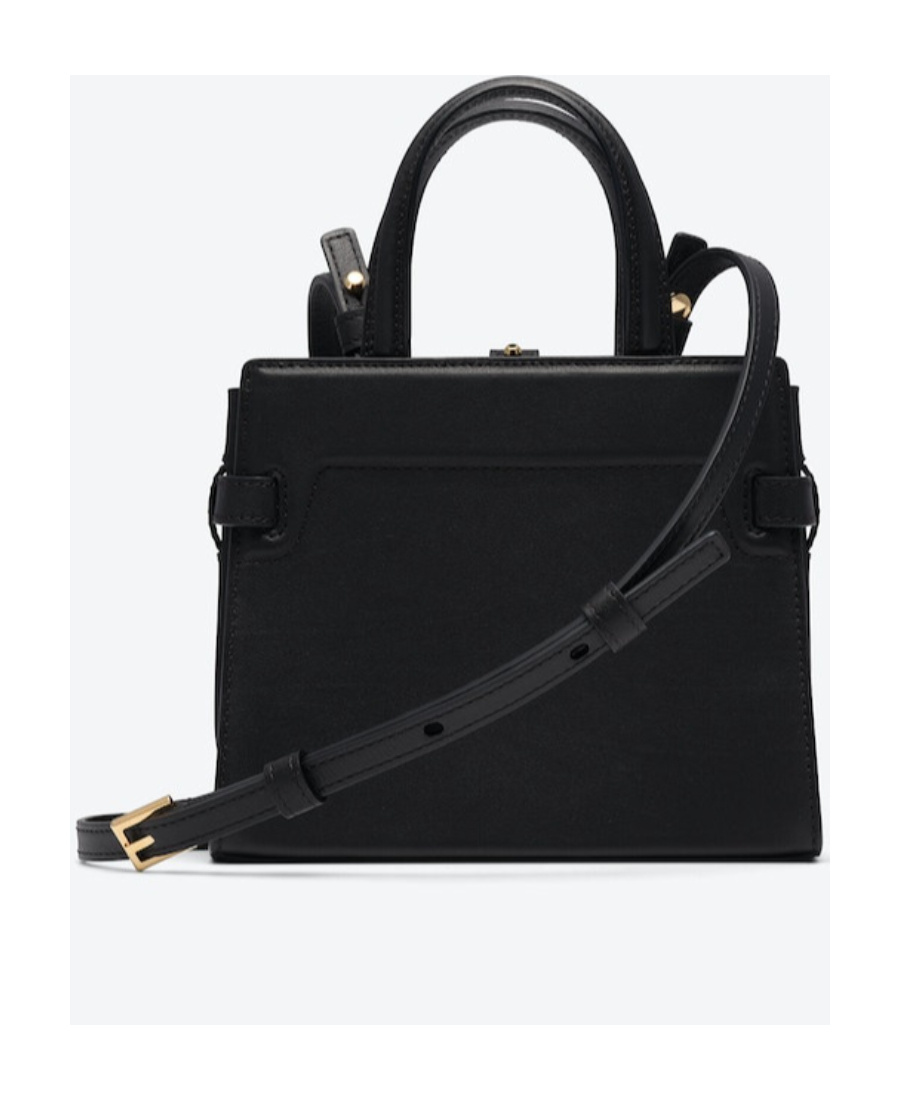 Delvaux Adjustable Shoulder Strap Shoulder Bag In Black
