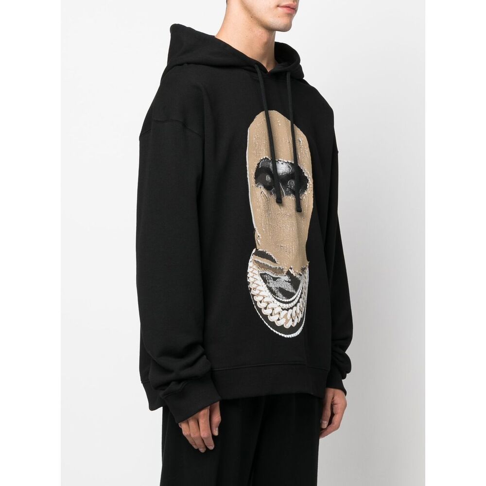 Ih Nom Uh Nit Graphic-print Pullover Hoodie In Black
