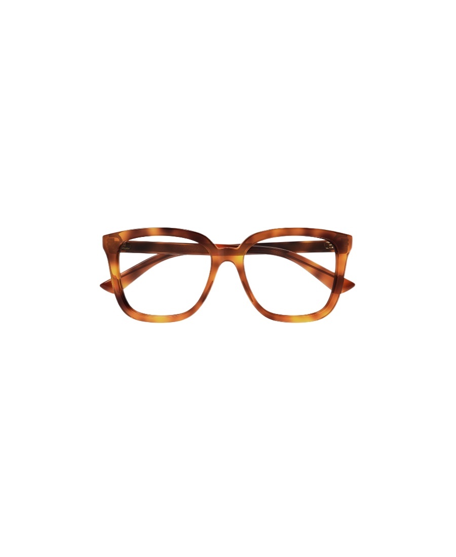 Gucci Tortoiseshell Square-frame Glasses In Brown