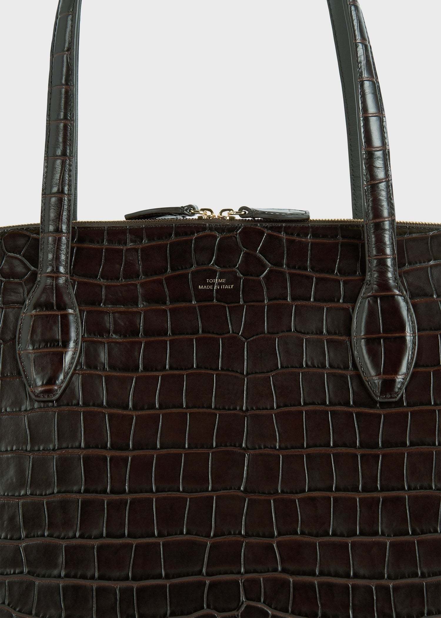Totême Croco Embossed Day Tote Bag