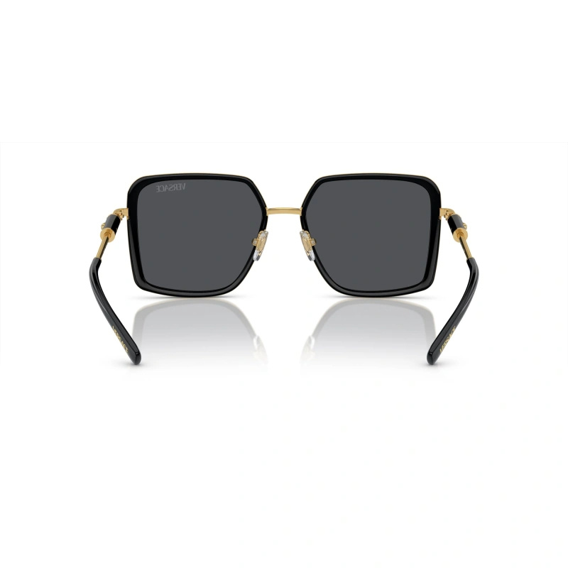 Versace Square-frame Glasses In Black