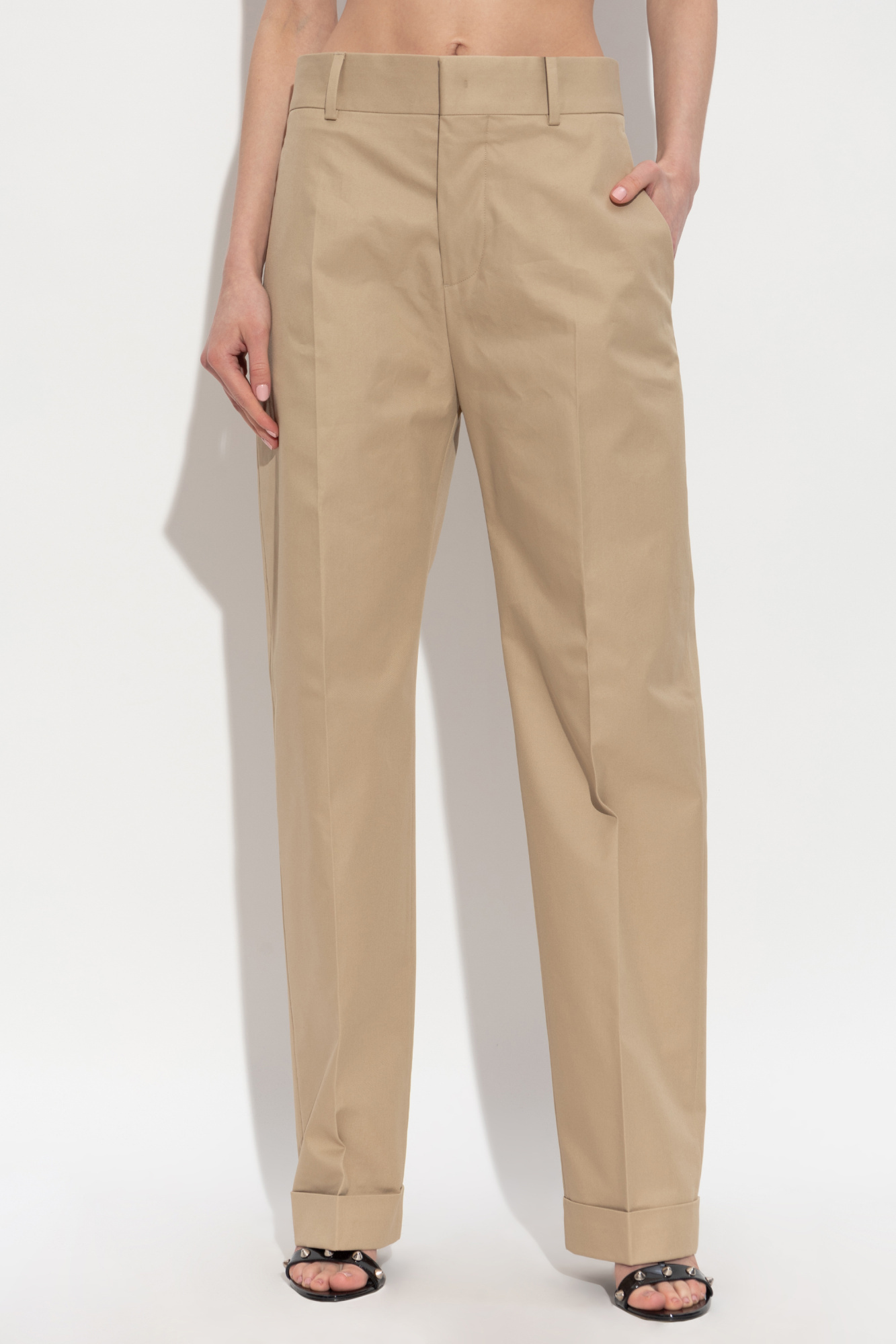 Dsquared2 Belt-loops Trousers In Brown