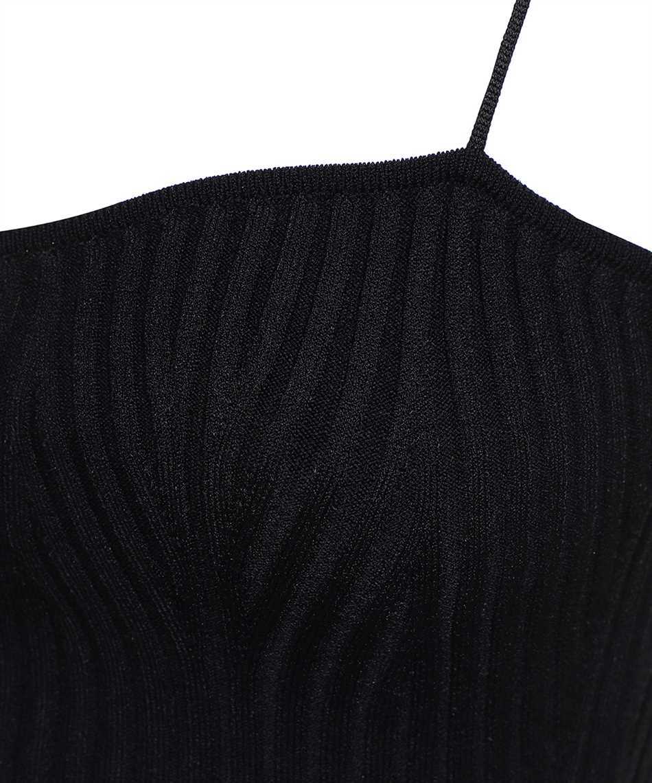 Khaite Ribbed Sleeveless Top In Black