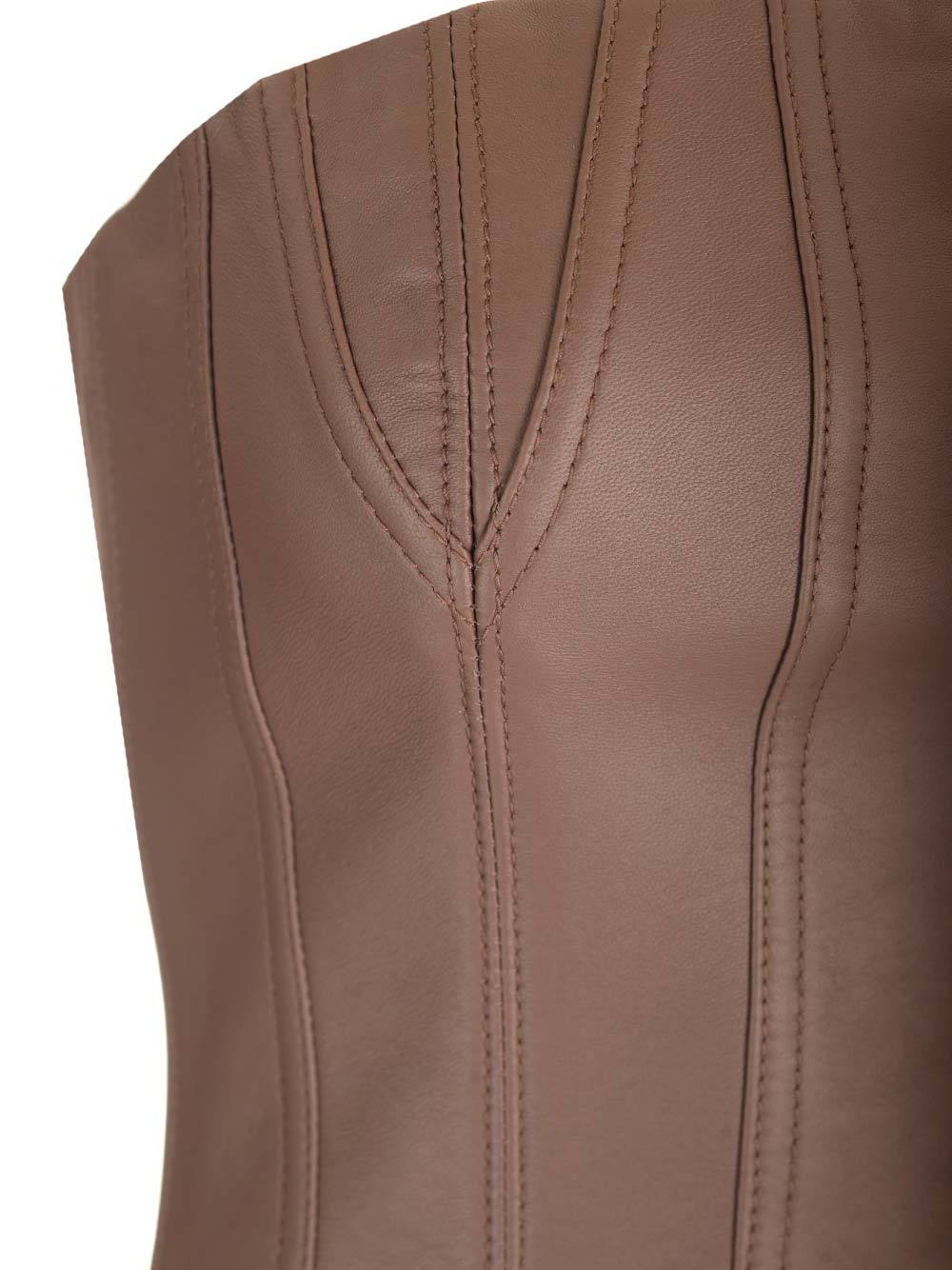 Amiri Rib Pleats To Wipe The Chest In Brown