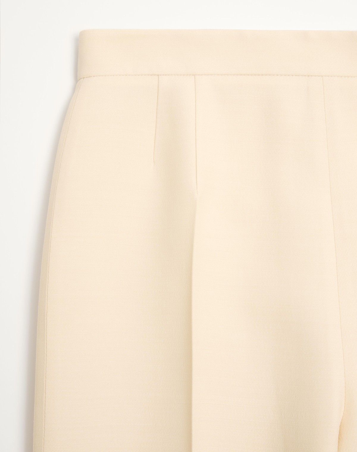 Valentino Turn-up Hem Trousers In Nude