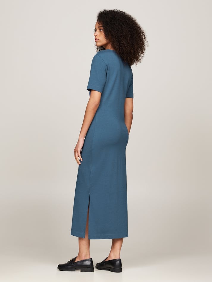 Tommy Hilfiger Short Sleeve Dress In Blue