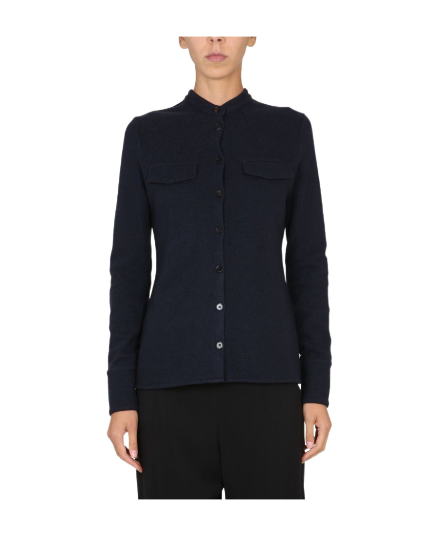 Jil Sander Shirt With Pockets In Blue