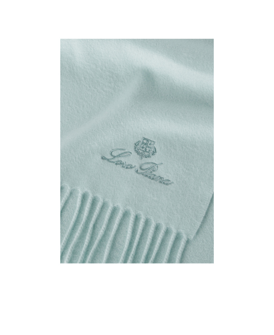 Loro Piana Large Unita Scarf In Blue