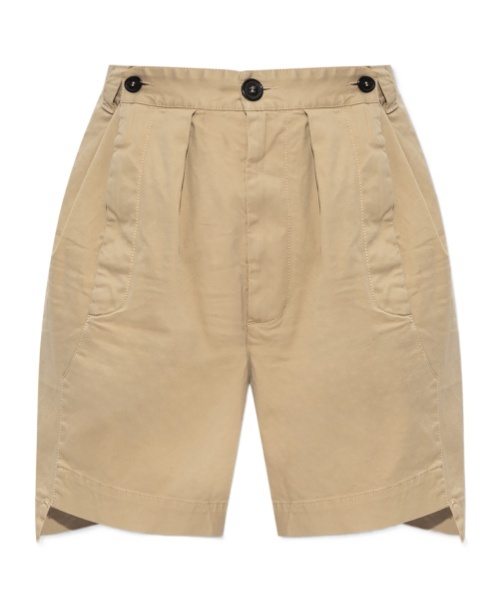 Dsquared2 Belt-loop Shorts In Nude