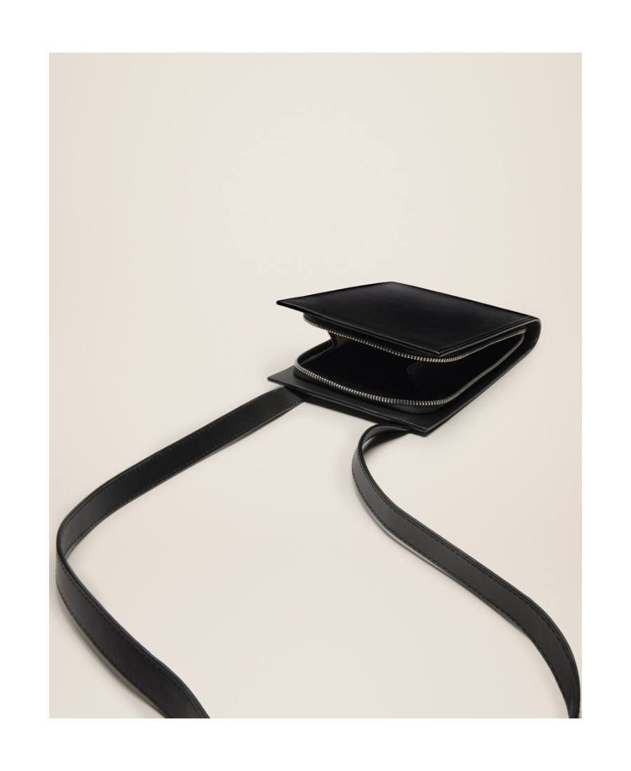 Jacquemus Le Gadju Neck Wallet In Black