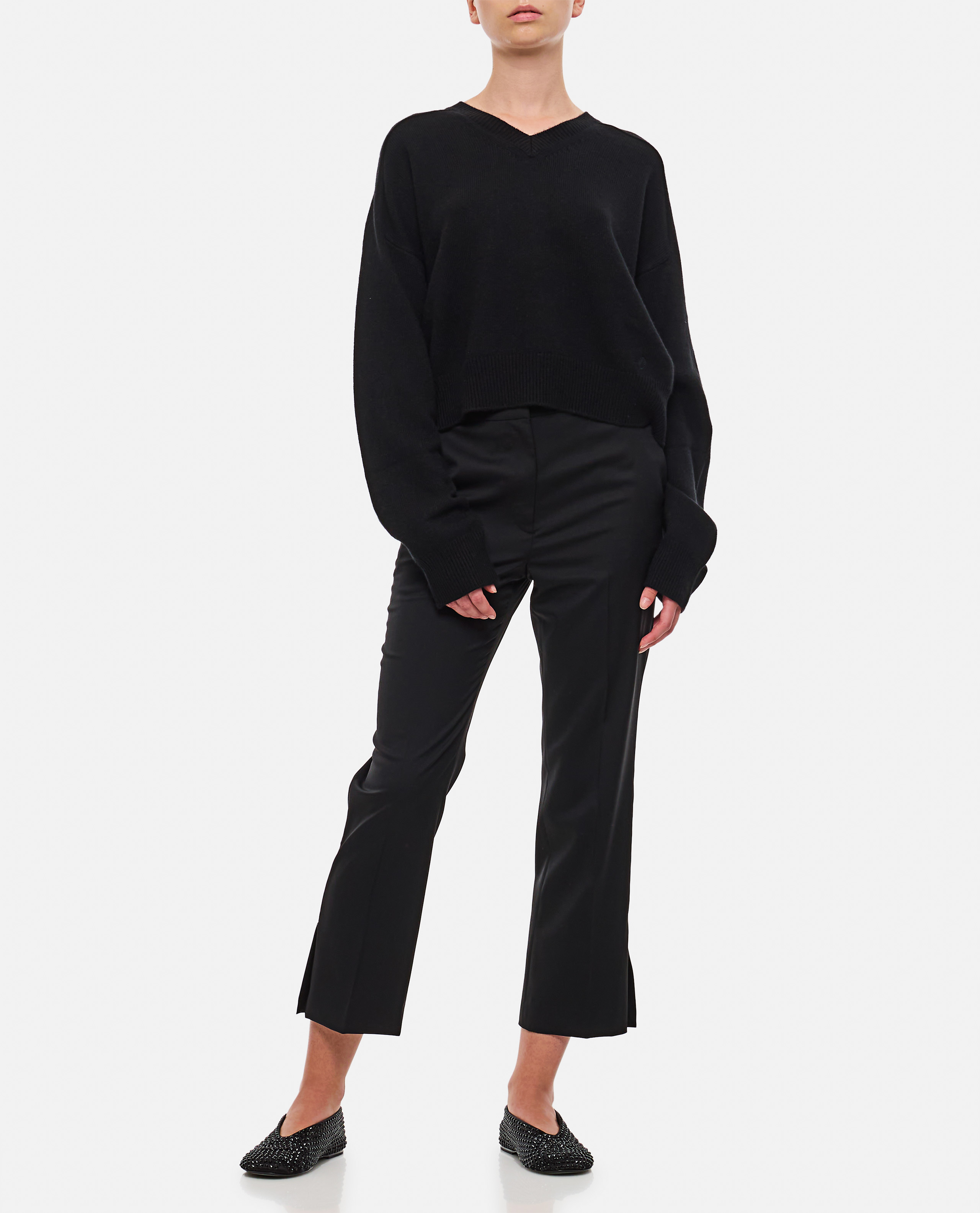 LOULOU STUDIO V-NECK SWEATER