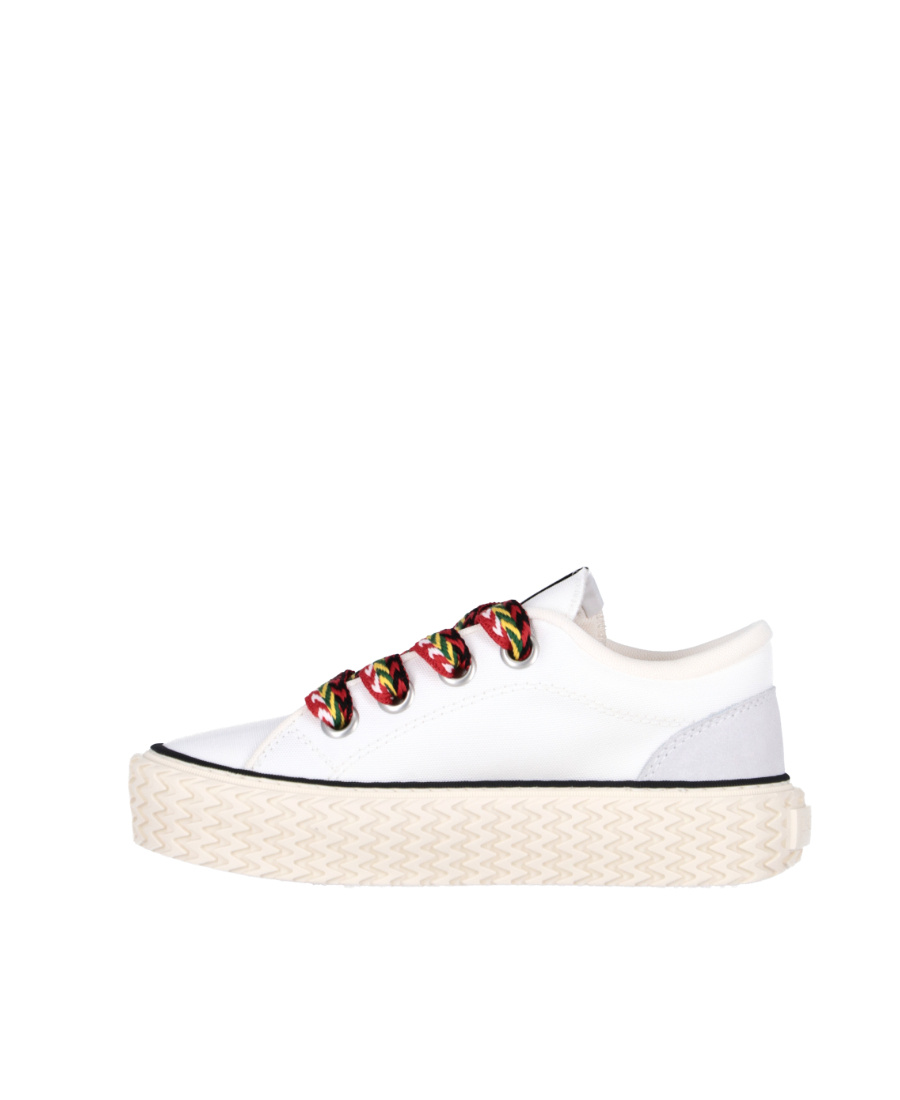Lanvin Curbies Platform Low-top Sneakers In White