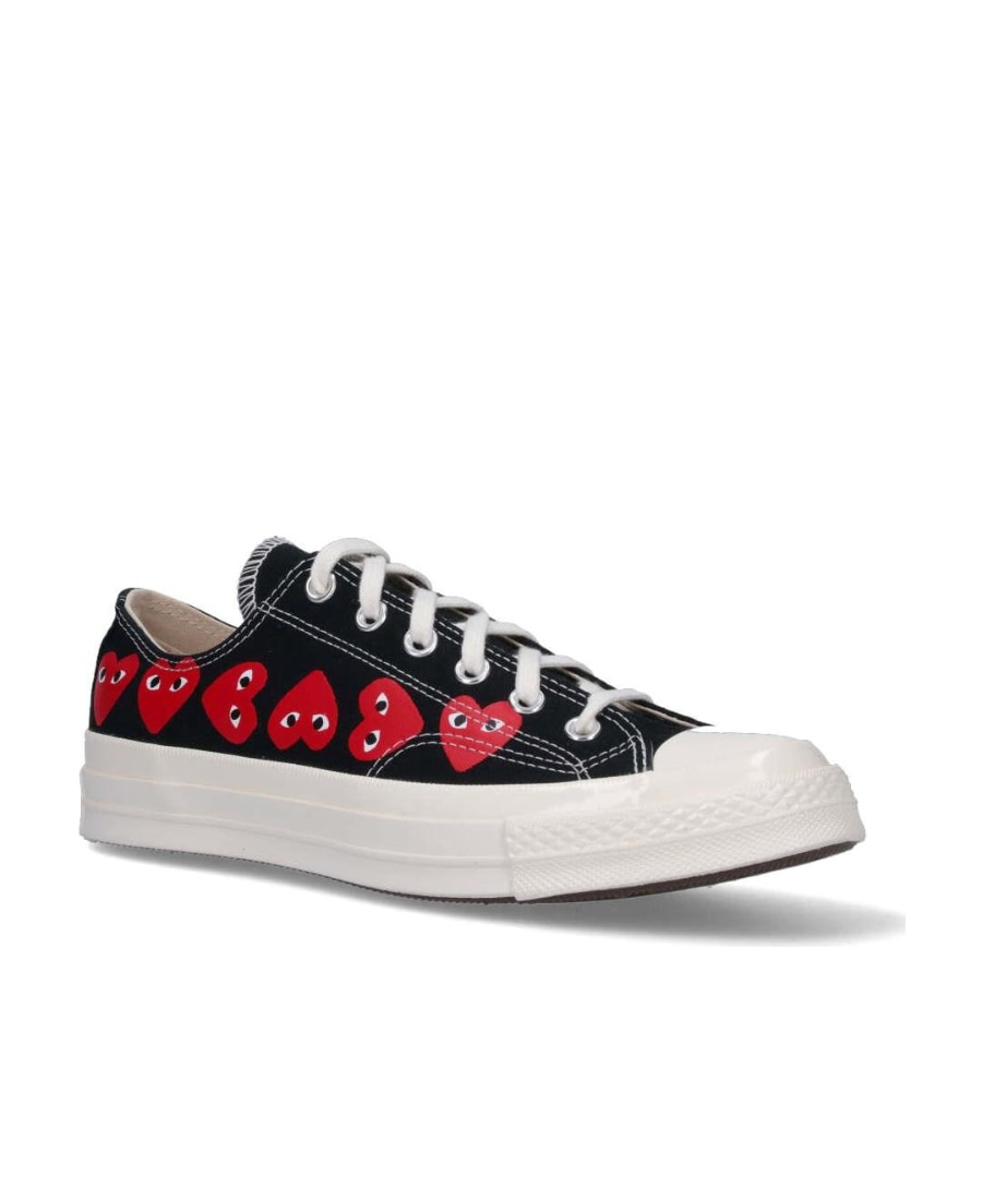 Comme Des Garçons Play Converse X Cdg Sneakers In White