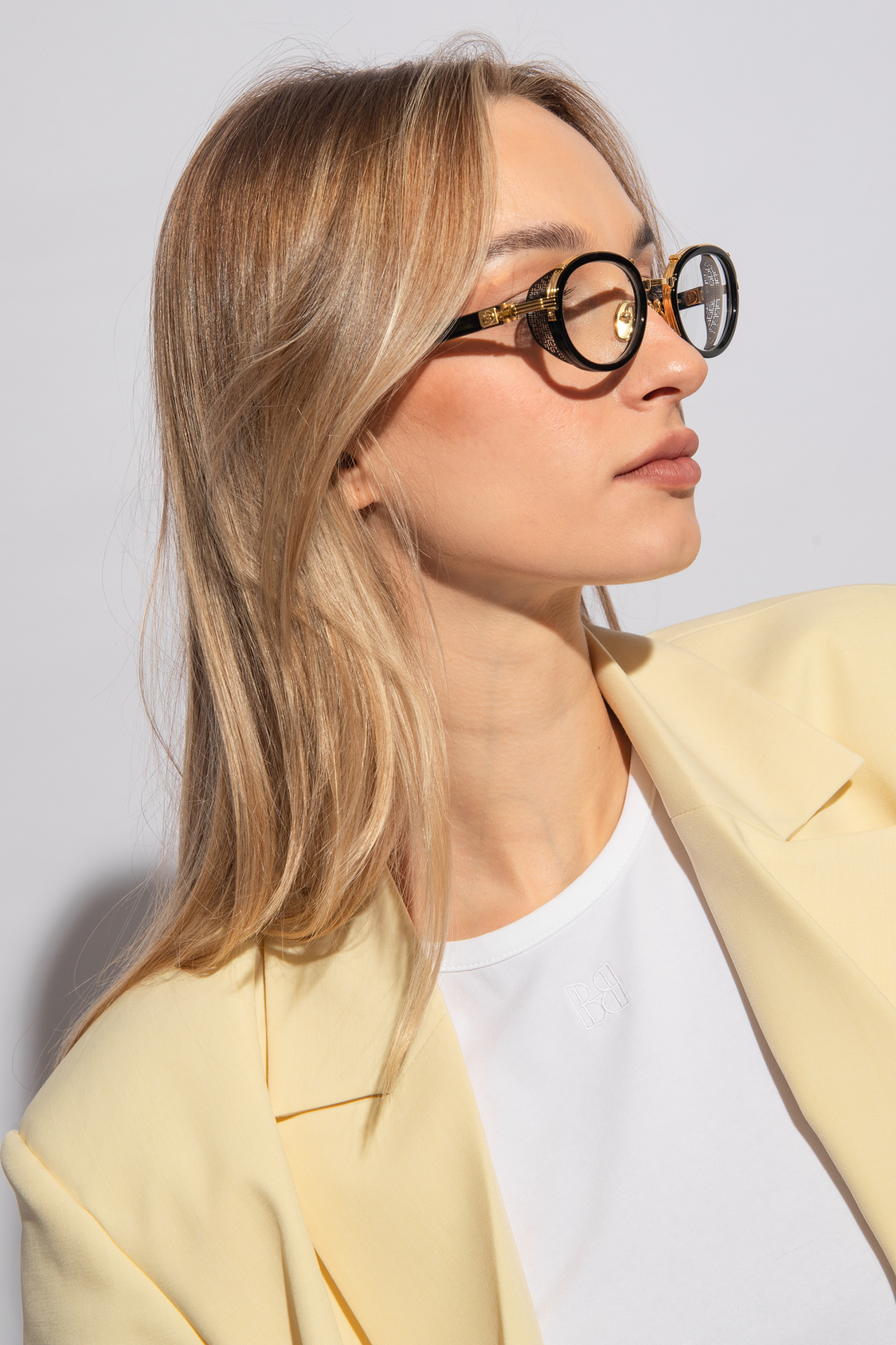 Balmain Logo Flat Mirror In Black