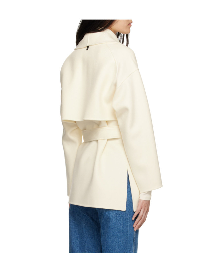 Mackage Strap-up Short Coat In White
