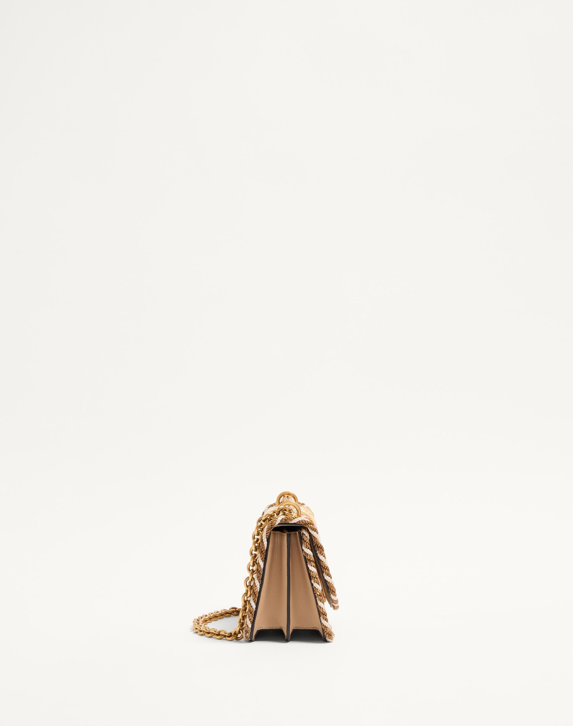 Valentino Garavani Vain Small Embroidered Shoulder Bag In Multi