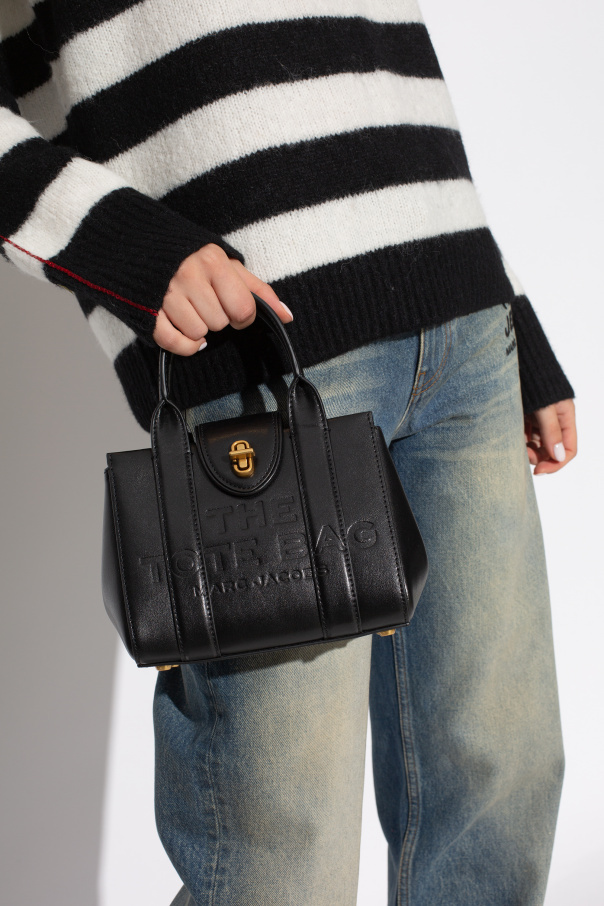 Marc Jacobs The Turnlock Crossbody Tote Bag In Black