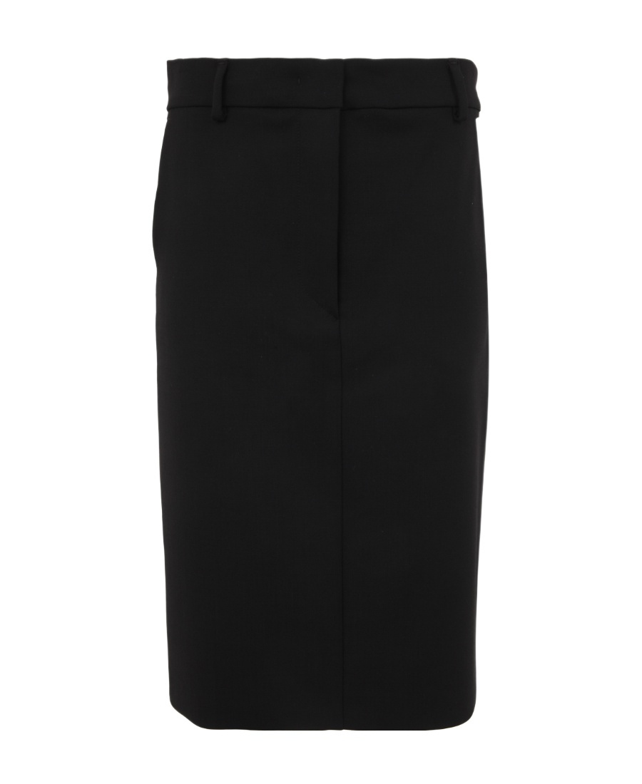 Sportmax High-waisted Knee-length Pencil Skirt In Black