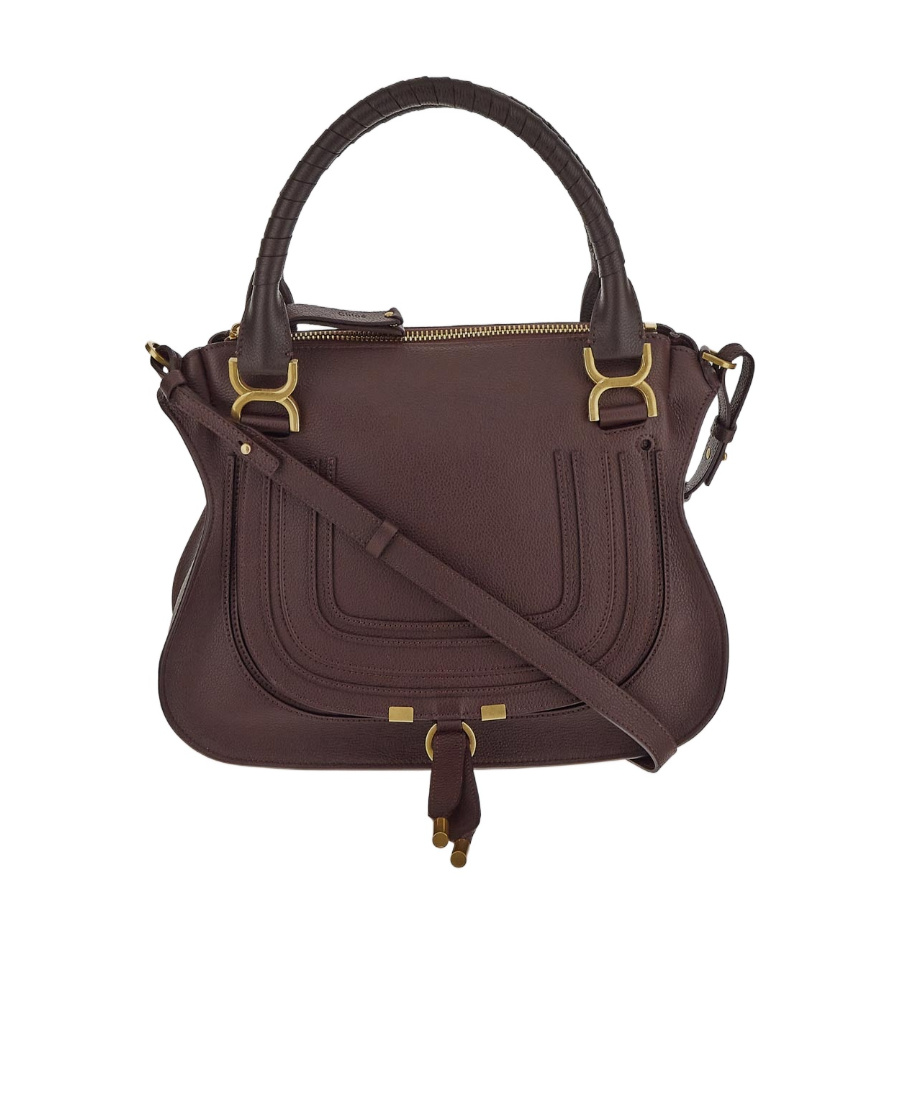 Chloé Marcie Medium Shoulder Bag In Brown