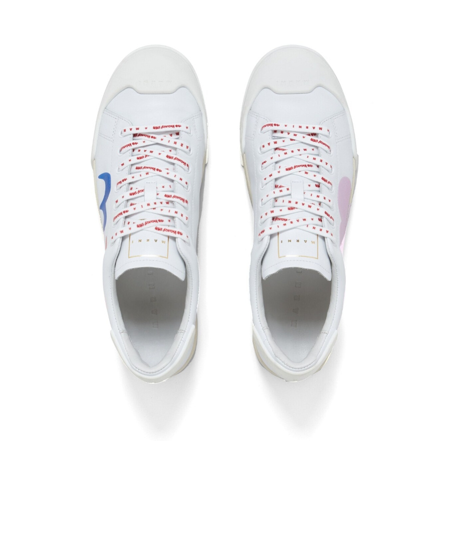 Marni White No Vacancy Inn Edition Dada Bumper Sneakers In White