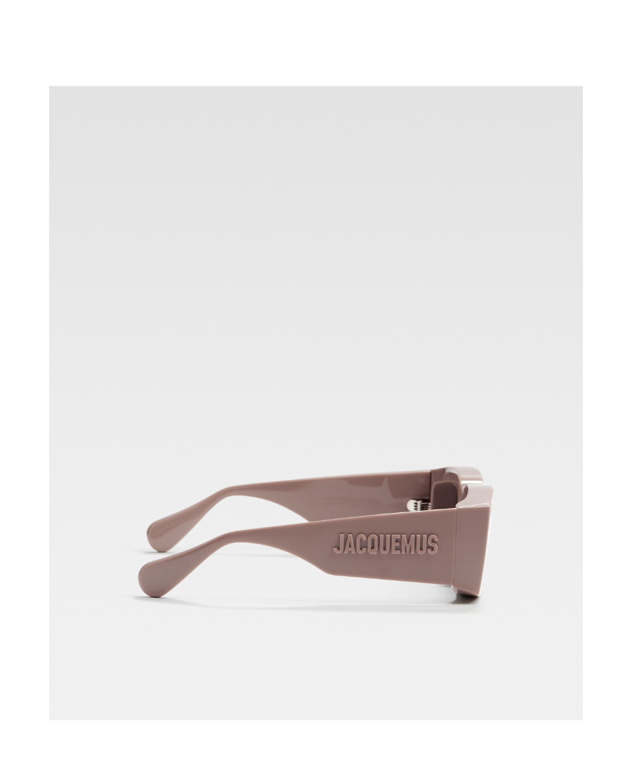Jacquemus Les Lunettes Tupi Square-frame Sunglasses In Brown