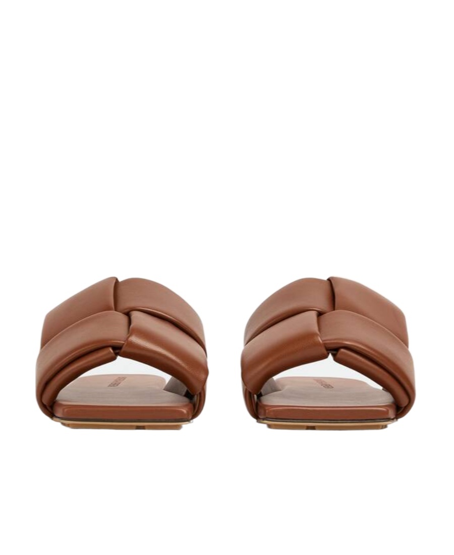 Bottega Veneta Women Sandal Mule Patch In Brown