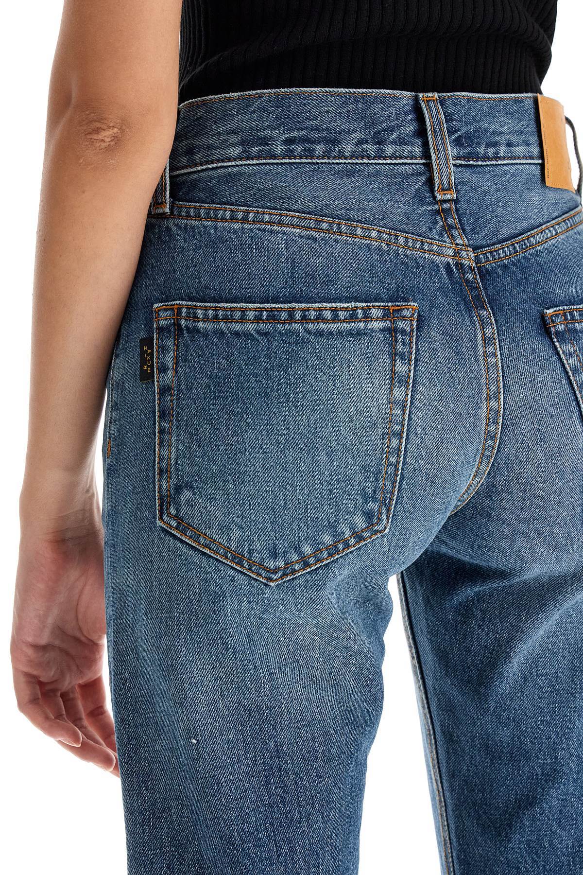 Haikure Cleo Mid-rise Slim Jeans In Blue