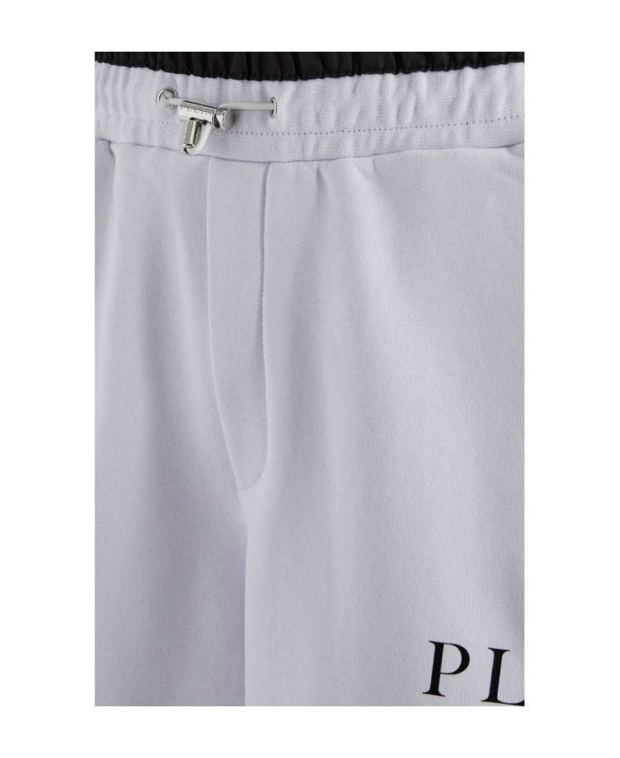 PHILIPP PLEIN PHILIPP PLEIN LOGO-PLAQUE DRAWSTRING TRACK SHORTS