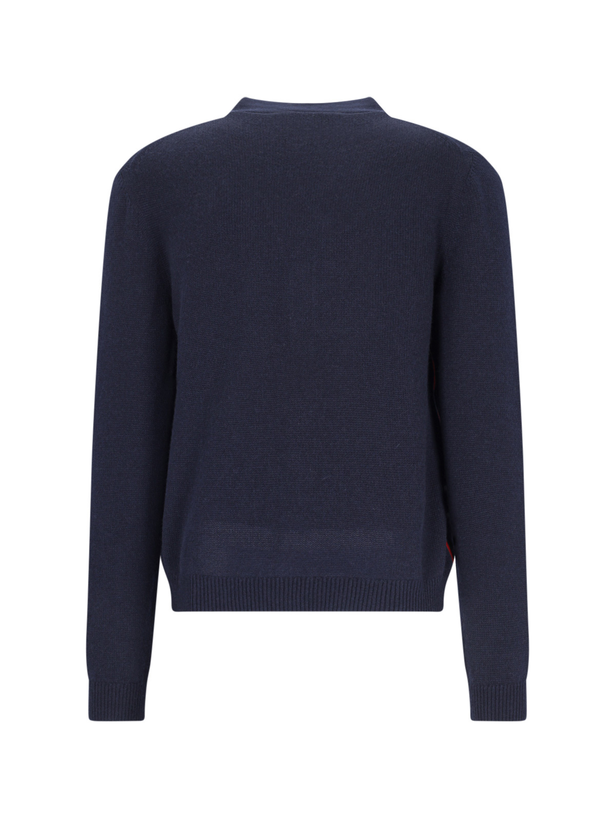 Gucci V-neck Knitted Cardigan In Black