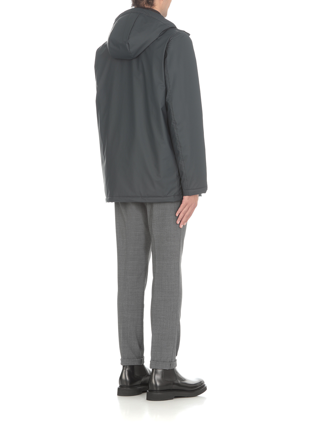 Fay 3 Hook-padded Jacket In Black