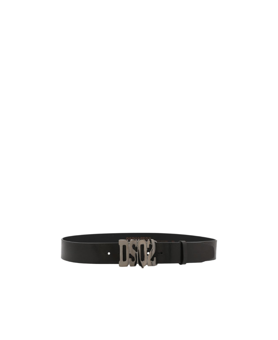 Dsquared2 Logo Belt In Black