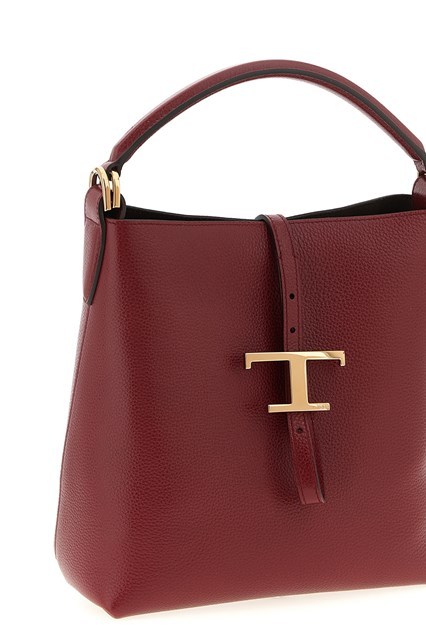 Tod's 't Timeless' Mini Shoulder Bag In Red