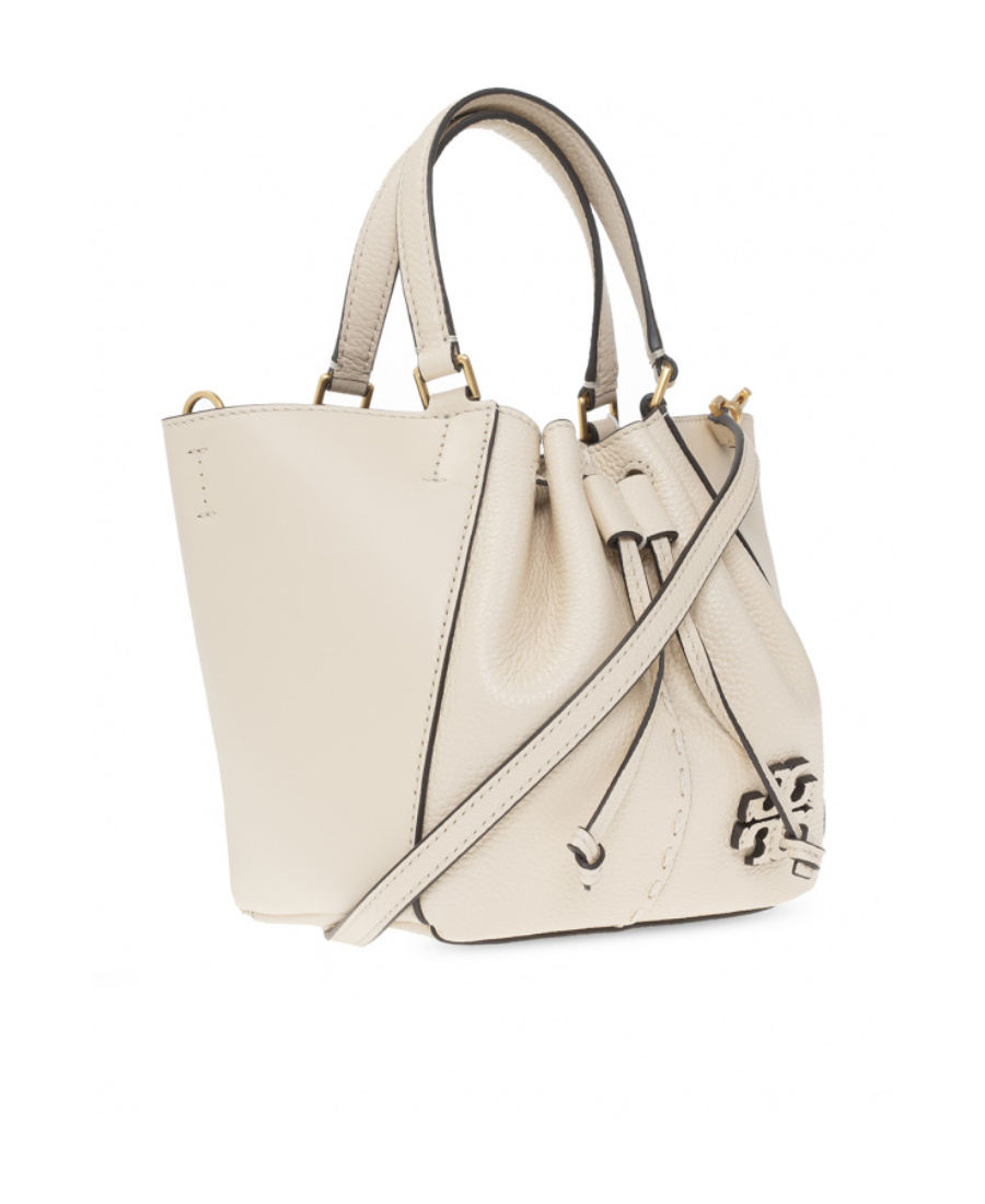 Tory Burch Mini Mcgraw Dragonfly Tote Bag In White