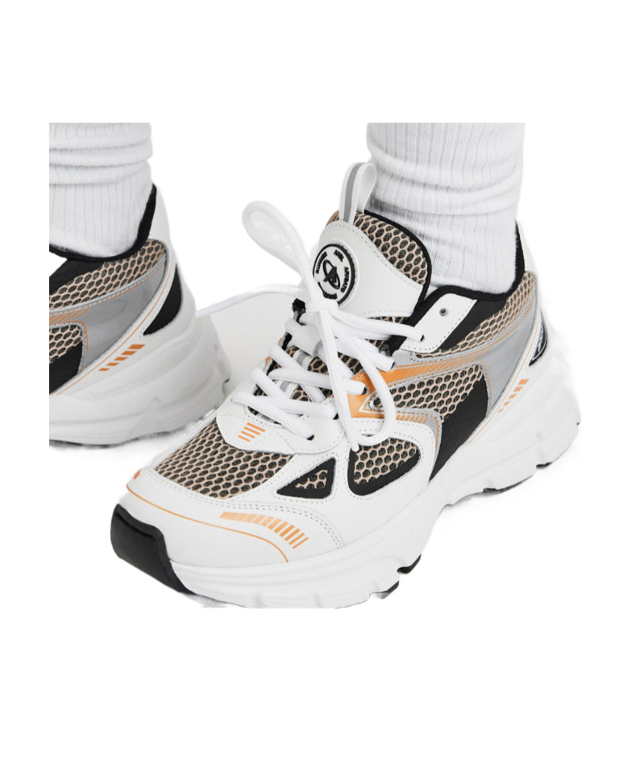 Axel Arigato Marathon Runner Leather And Mesh Sneakers In White