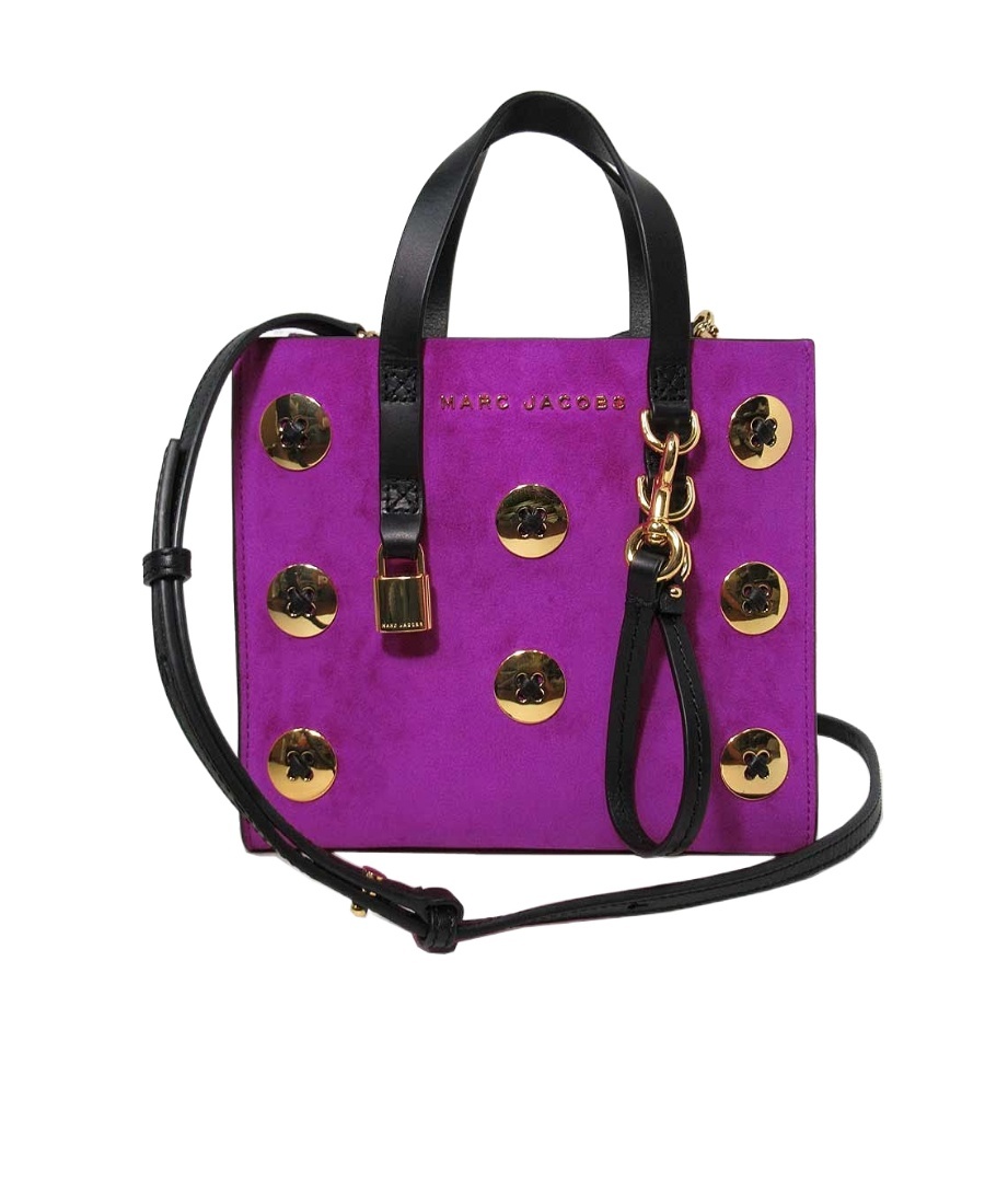 Marc Jacobs Logo Shoulder Bag In Purple