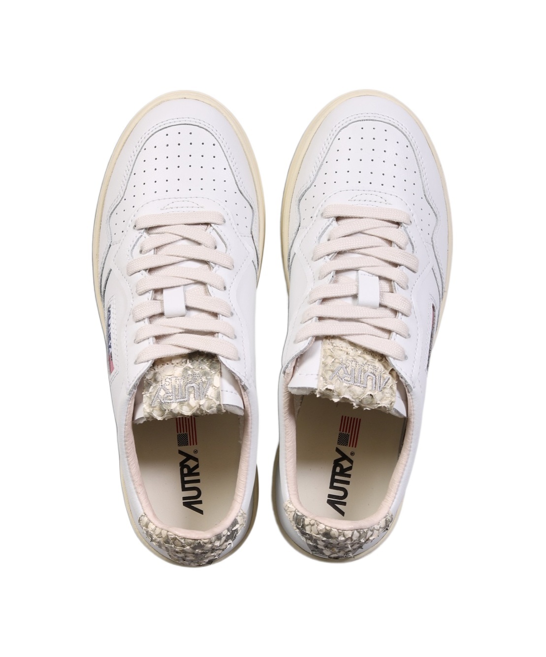 Shop Autry Medalist Sneakers In White