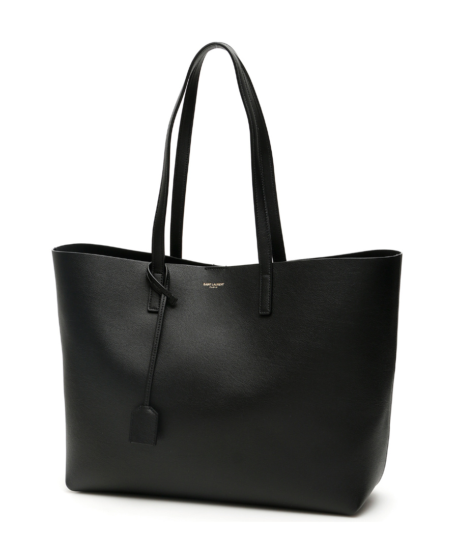 Saint Laurent Large Shopper Tote Bag In Black