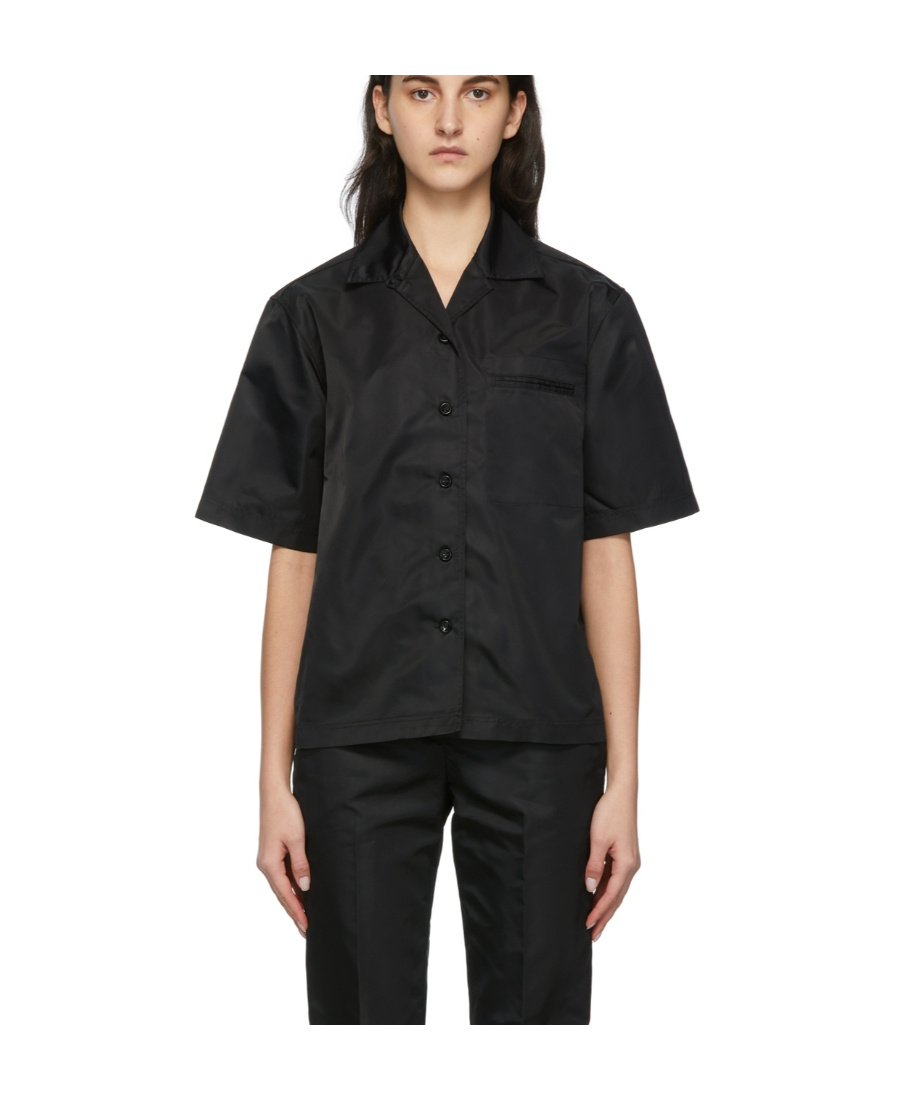 Remain Birger Christensen Logo Short-sleeved Shirt In Black