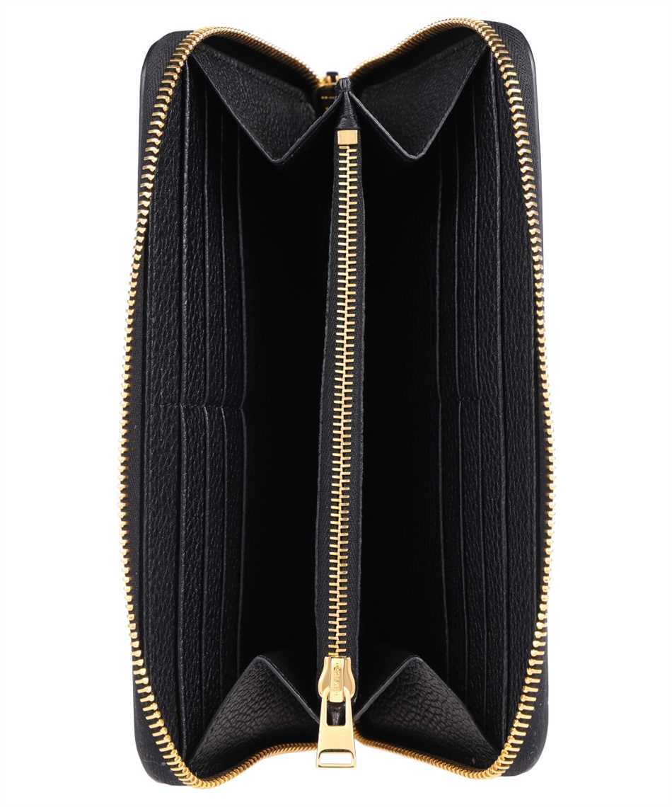 Tom Ford Grained-leather Logo-print Wallet In Black