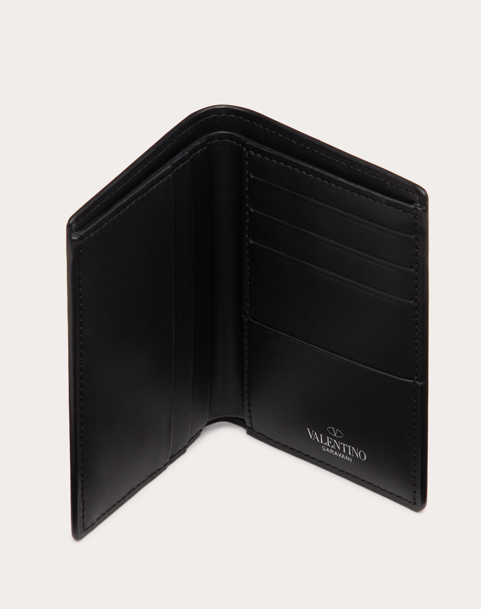 VALENTINO GARAVANI VALENTINO	VLTN LOGO PRINTED CARD CASE