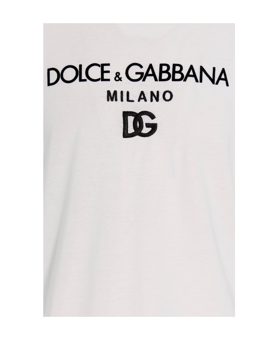 Dolce & Gabbana White Cotton T-shirt